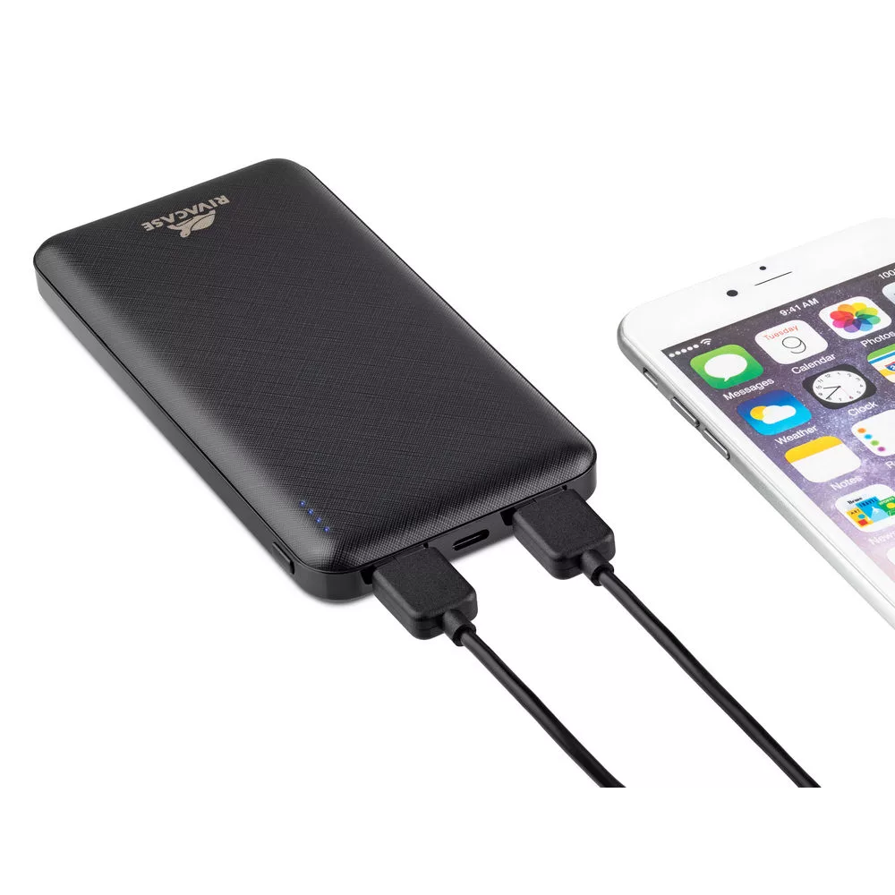 پاوربانک ریوا مدل 21VA37 ظرفیت 10000 میلی آمپر ساعت