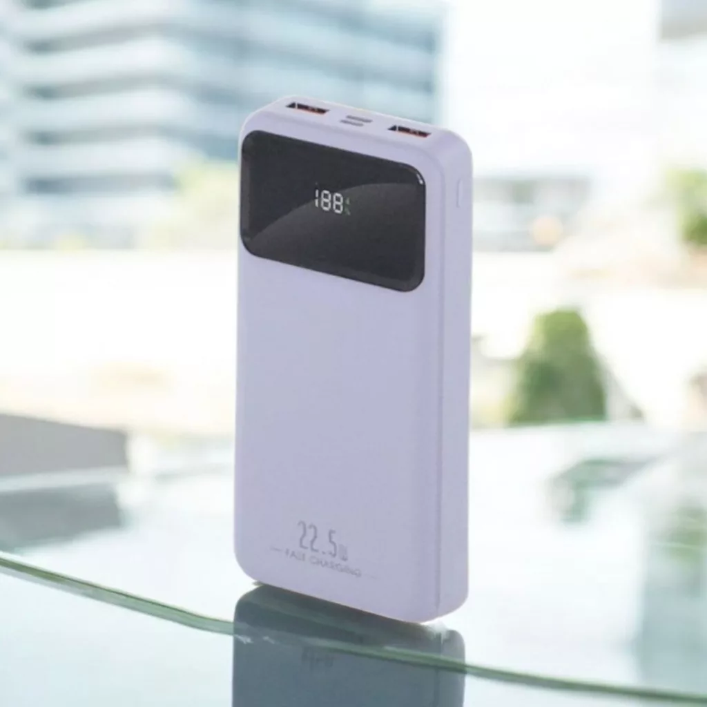 پاوربانک مدل 20000mah-22.5W ظرفیت 20000 میلی آمپر ساعت