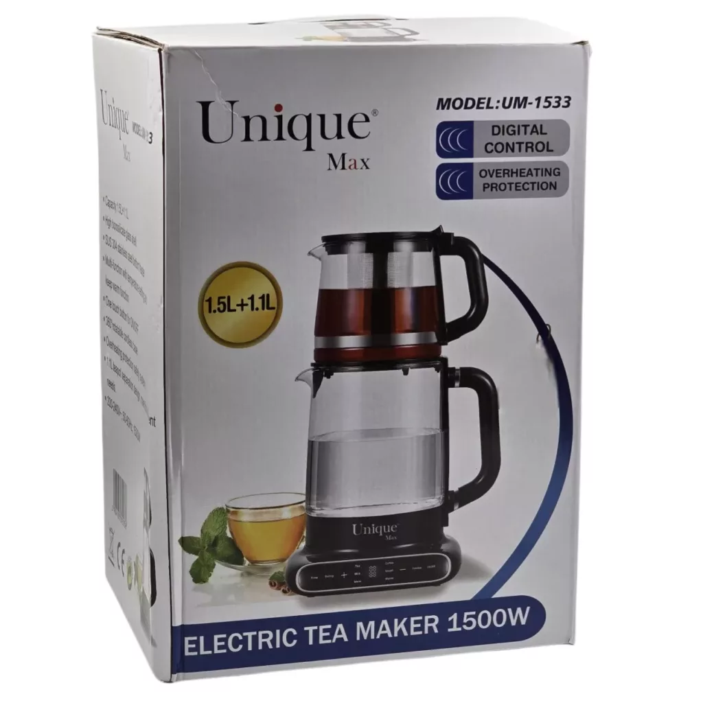 چای ساز روی هم یونیک مکس مدل UM-1533