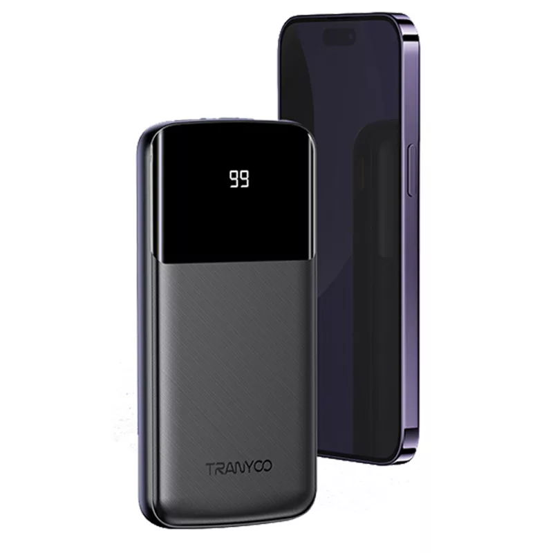 پاوربانک ترانیو مدل T-D08 ظرفیت 10000 میلی آمپر ساعت