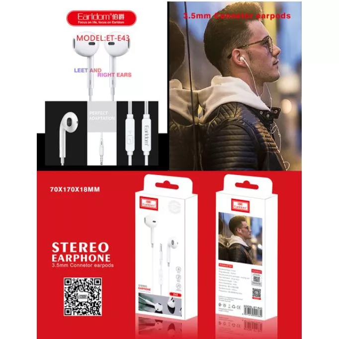 هندزفری ارلدام مدل ET-E43