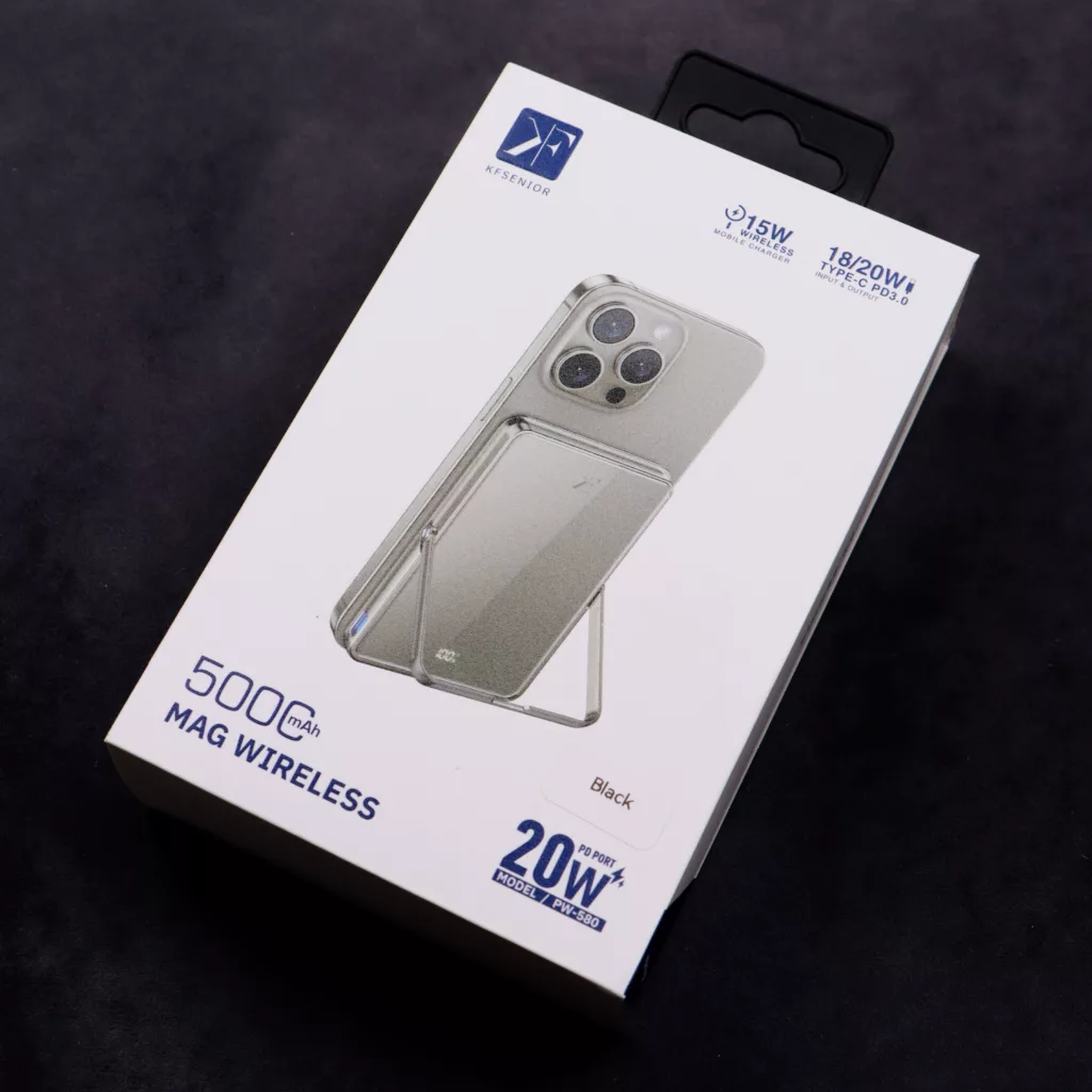 پاوربانک کی اف سنیور مدل P_580 ظرفیت 5000 میلی آمپر ساعت