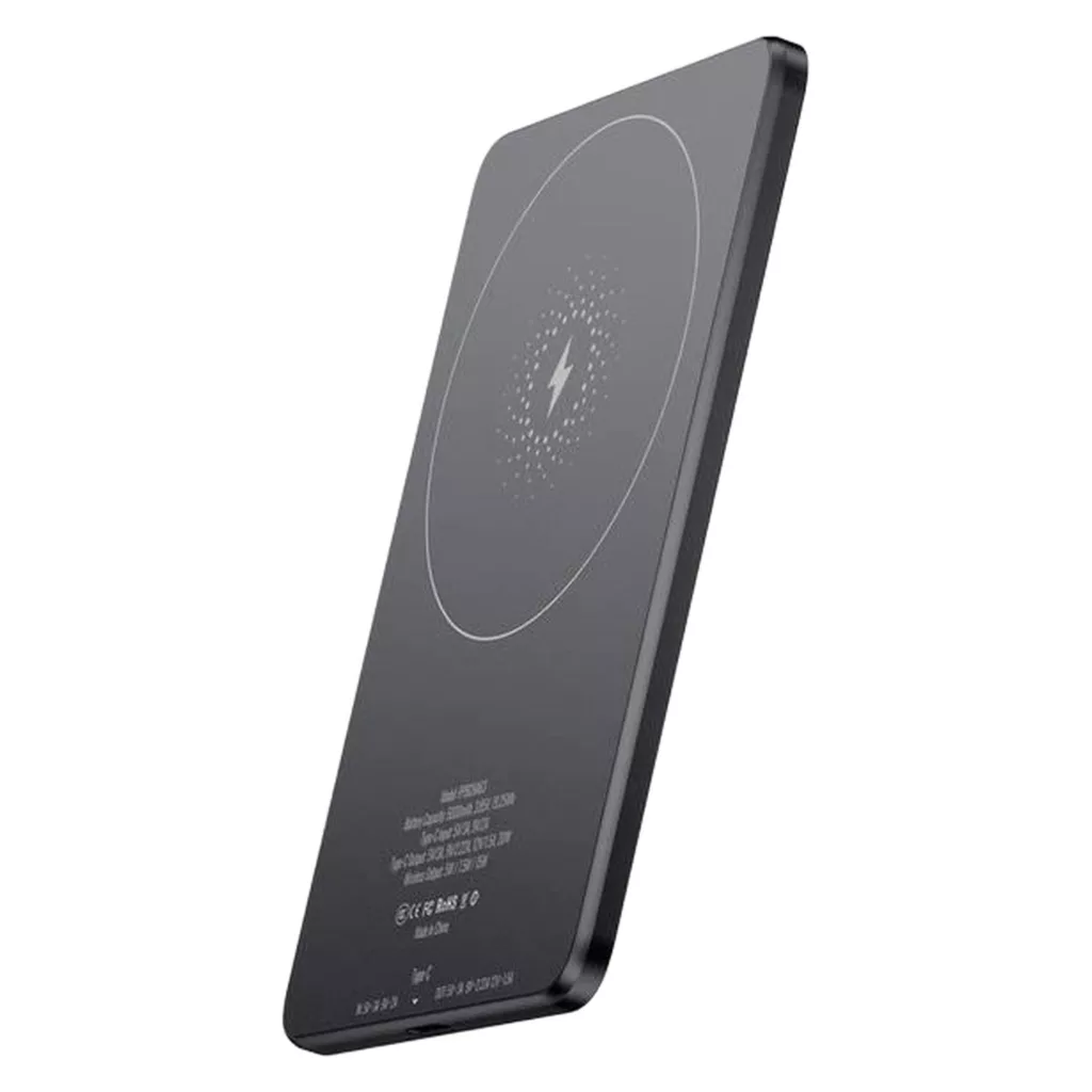 پاوربانک بی سیم پاورولوجی مدل PPBCHA63 ظرفیت 5000 میلی آمپر ساعت