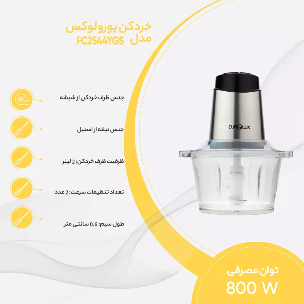 خردکن یورولوکس مدل FC2544YGS