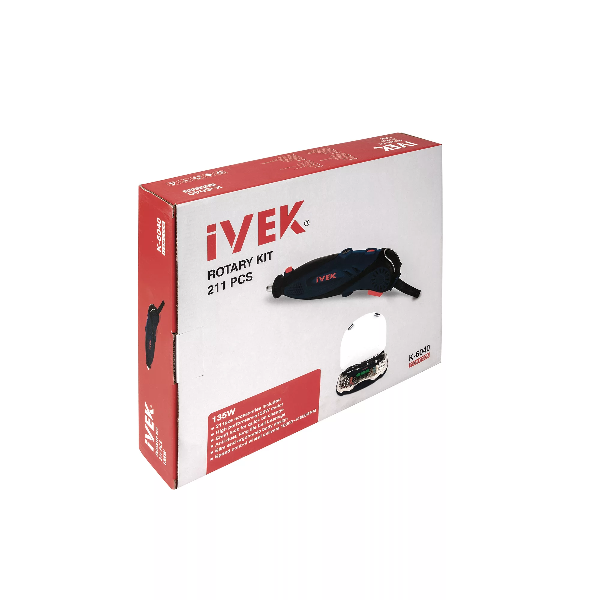 فرز مینیاتوری ایوک مدل K-6040 مجموعه 211 عددی