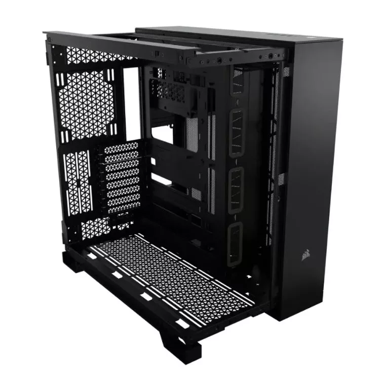 کیس کامپیوتر کورسیر مدل 6500X RGB Dual Chamber BK