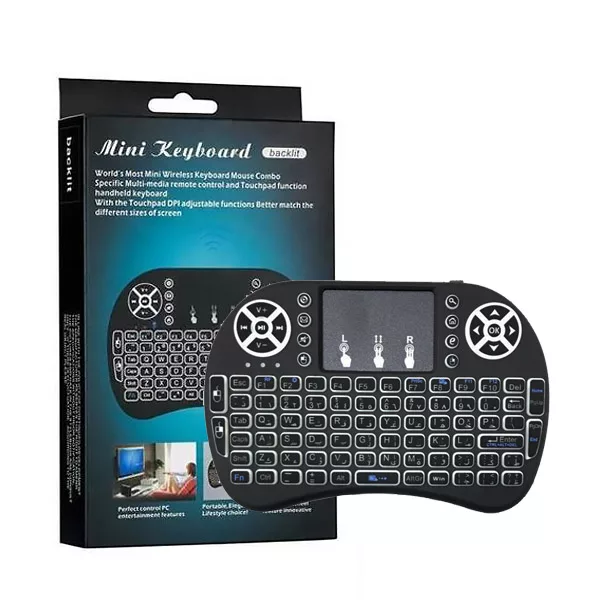 مینی کیبورد بی سیم همراه با تاچ پد مدل katec