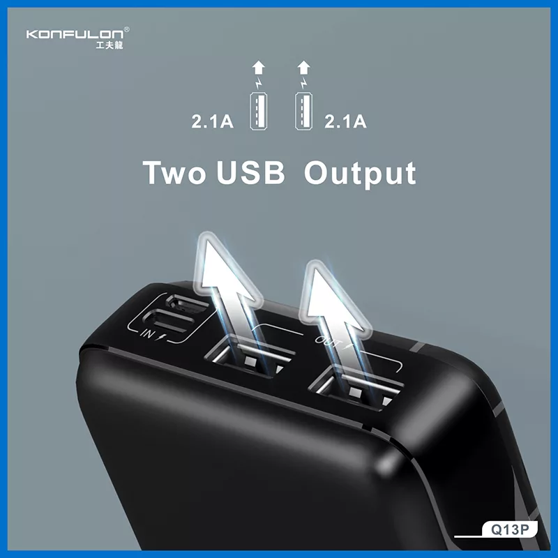 پاوربانک کانفلون مدل Q13P ظرفیت 20000 میلی آمپر ساعت