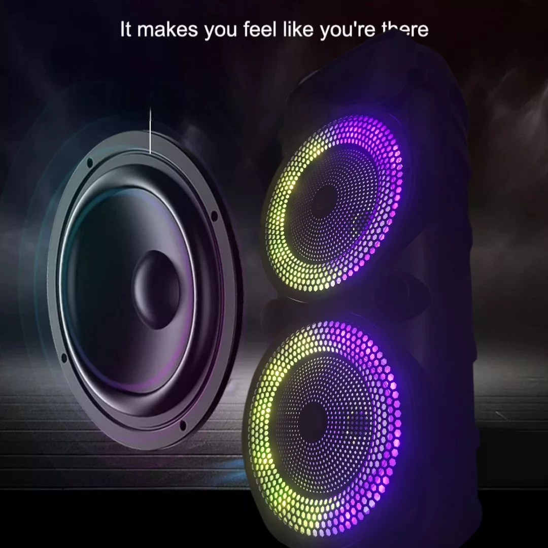 اسپیکر بلوتوثی قابل حمل مدل COLORFUL-BASS SPEAKER