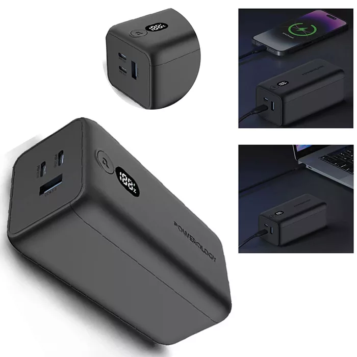 پاوریانک پاورولوجی مدل ONYX 65W ظرفیت 20000 میلی آمپر ساعت