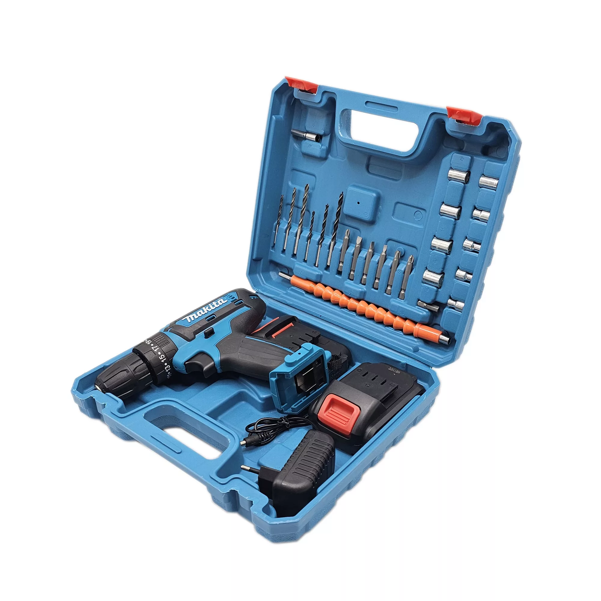 دریل چکشی صنعتی ماکیتا مدل 36 مجموعه 28 عددی