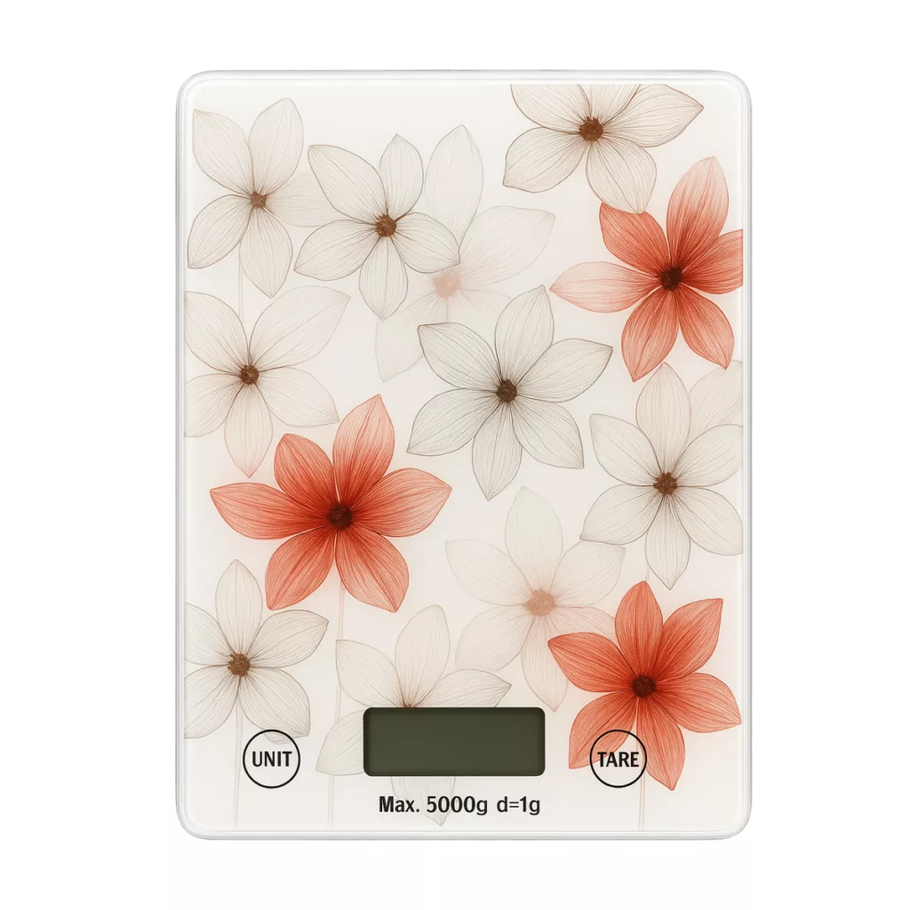 ترازو آشپزخانه دیجیتال مدل KITCHEN SCALE SH-S حداکثر ظرفیت قابل اندازه‌گیری 5 کیلوگرم با دقت اندازه‌گیری 1 گرم