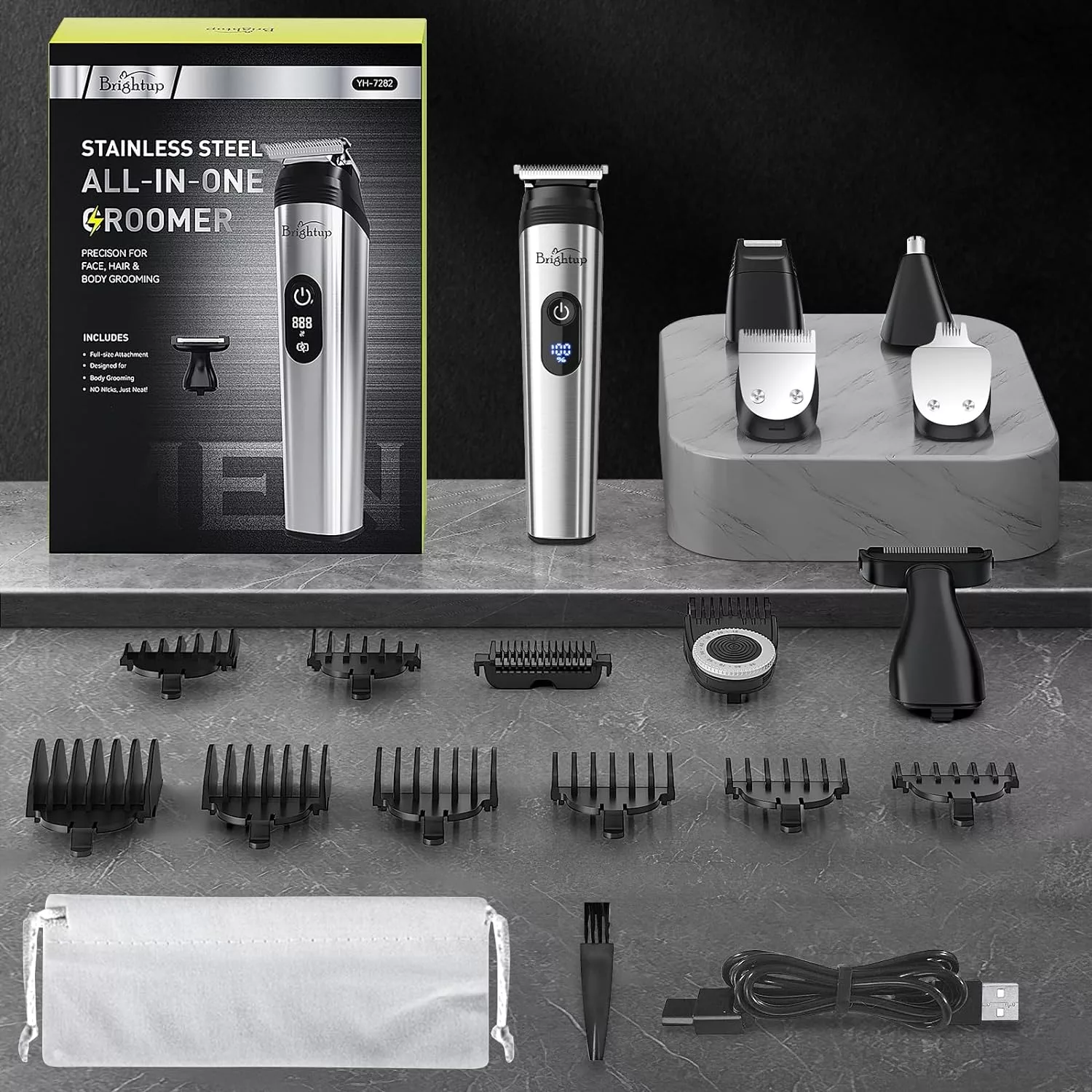 ماشین اصلاح موی سر و صورت برایتاپ مدل YH-7282