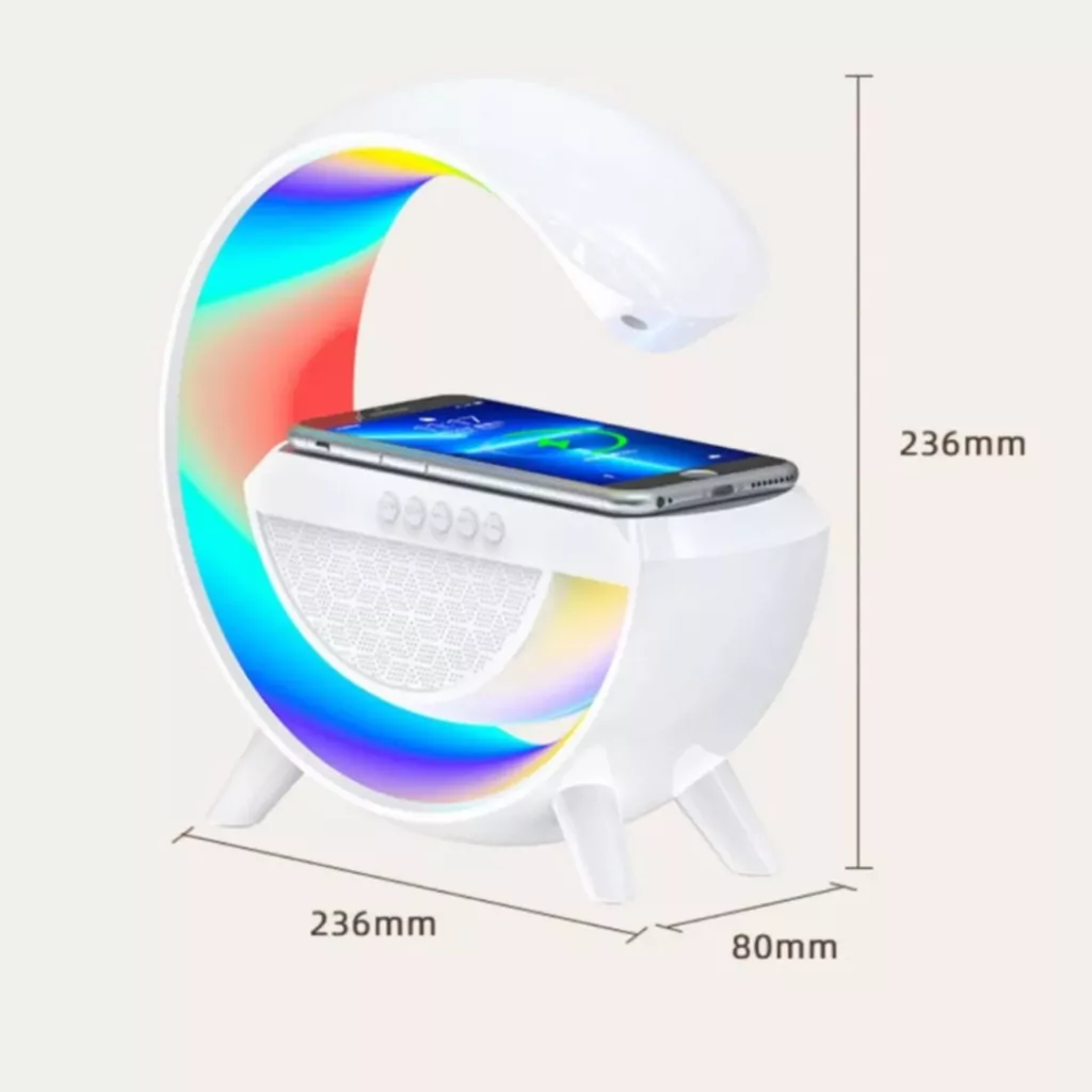 اسپیکر بلوتوثی قابل حمل مدل RGB وایرلس دار