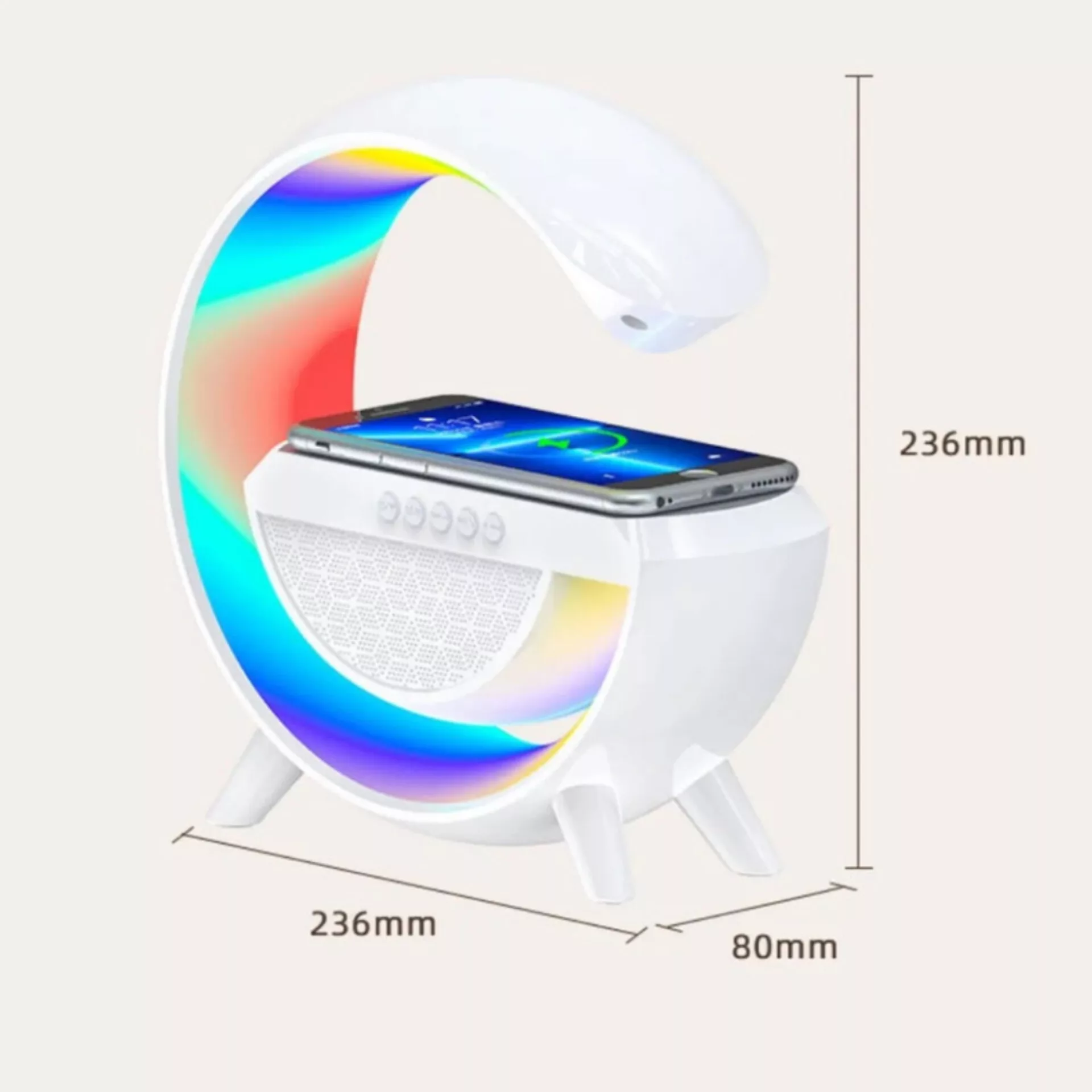 اسپیکر بلوتوثی قابل حمل مدل RGB وایرلس دار