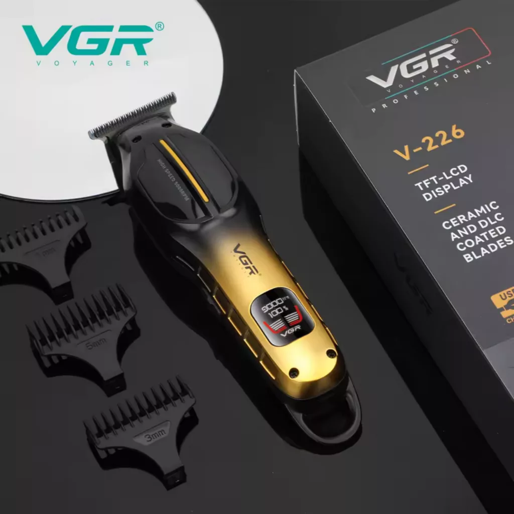 ماشین اصلاح موی سر و صورت شارژی وی جی ار مدل V-226
