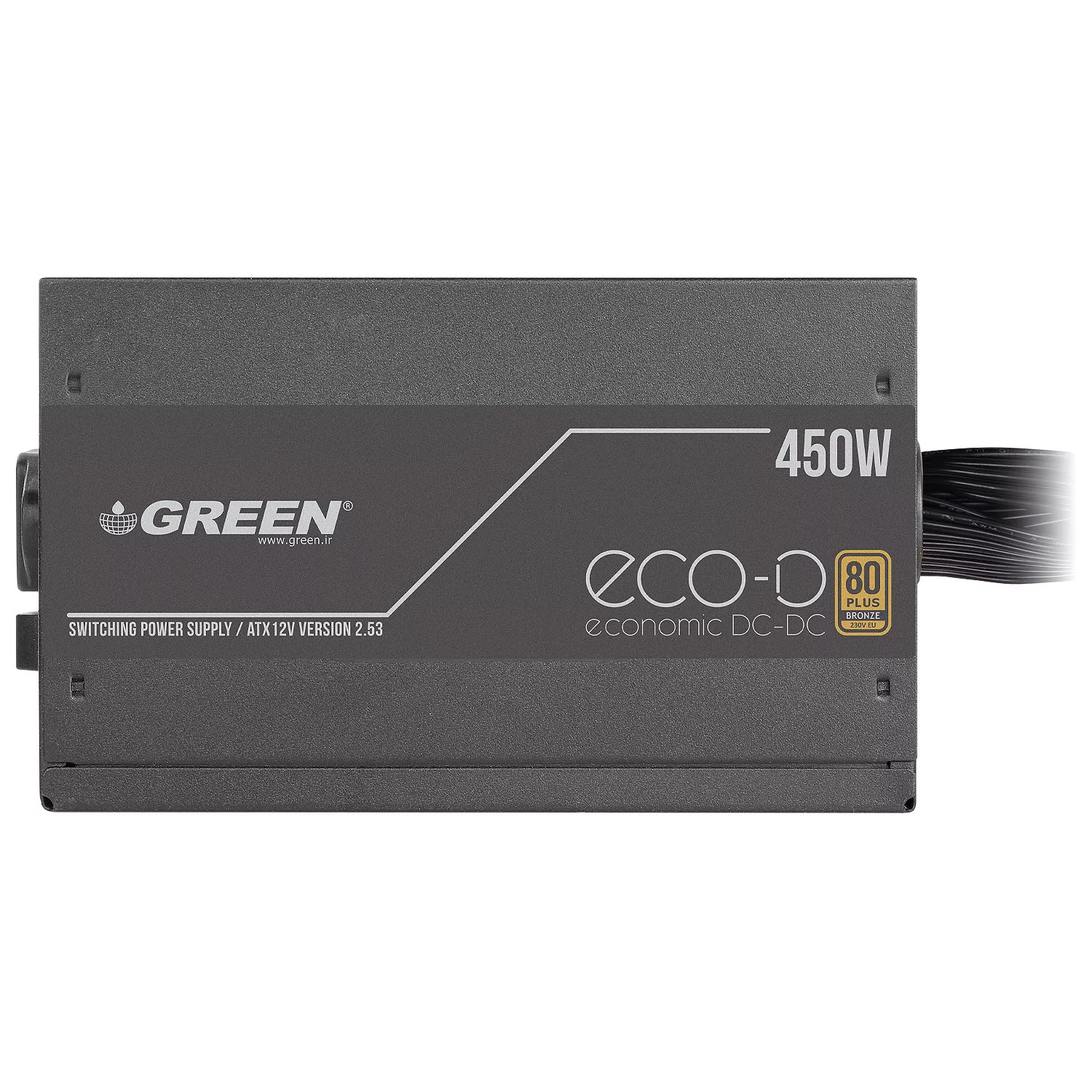 منبع تغذیه کامپیوتر 450W وات گرین مدل GP450A-ECO D