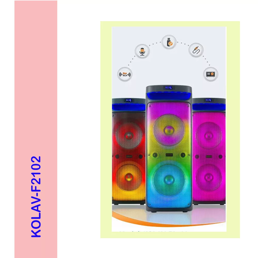 اسپیکر بلوتوثی مدل KOLAV-F2102