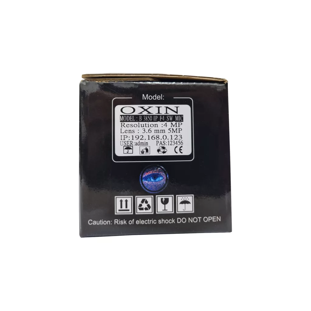 دوربین مداربسته تحت شبکه مدل B3850IP_F4_SW_MIC