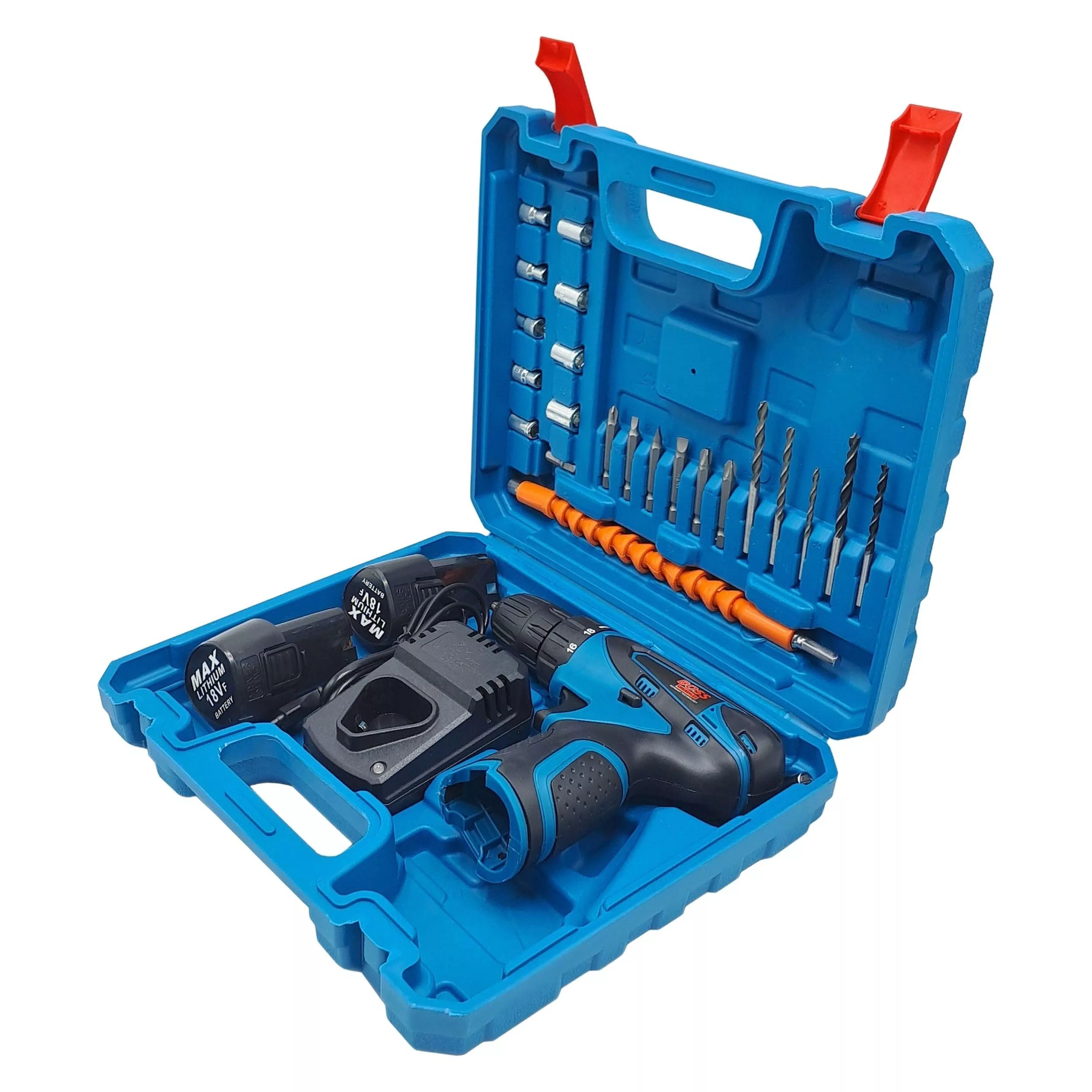 مجموعه 29 عددی دریل پیچ گوشتی شارژی صنتعی باس مدل GERMANY _TECHNOLOGY