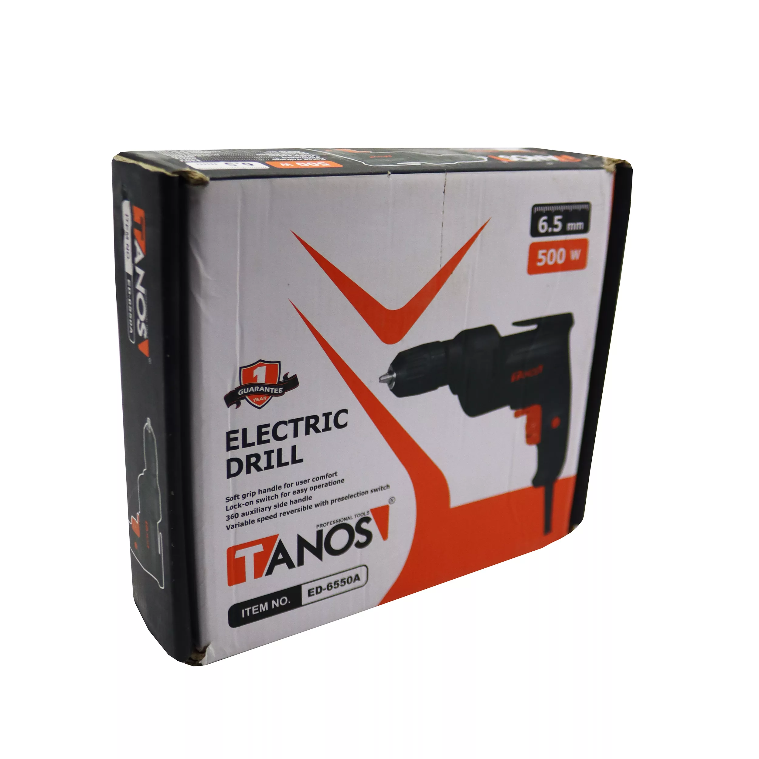 دریل برقی تانوس مدل YP-ED-6550A/500W