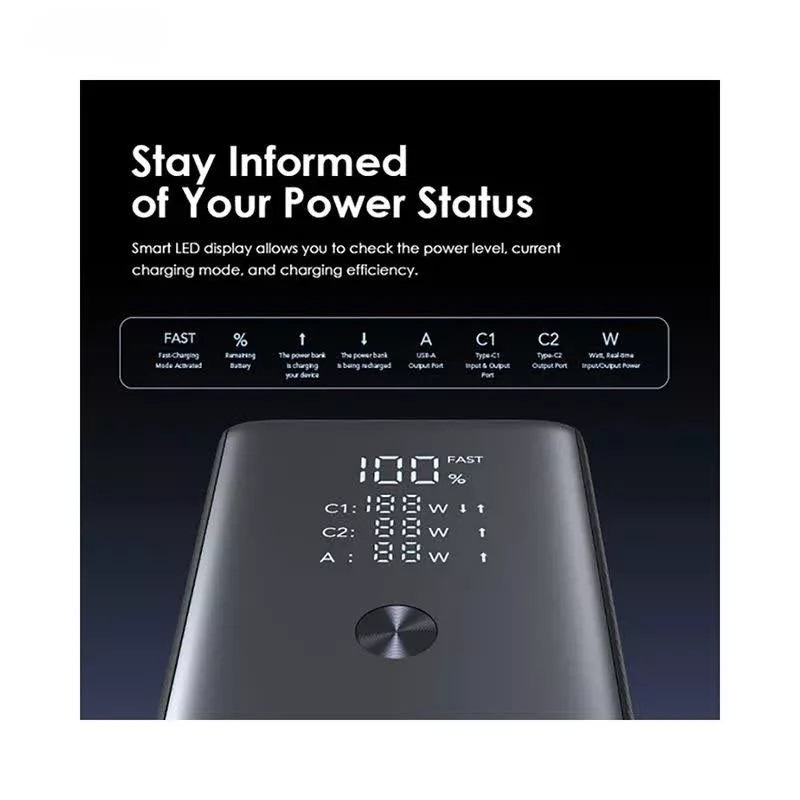 پاوربانک اورایمو مدل power jet 130W ظرفیت 27600 میلی آمپر ساعت