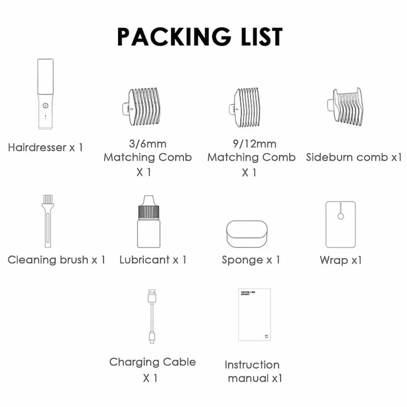 ماشین اصلاح موی سر شارژی میجیا مدل MJGHHC3LF