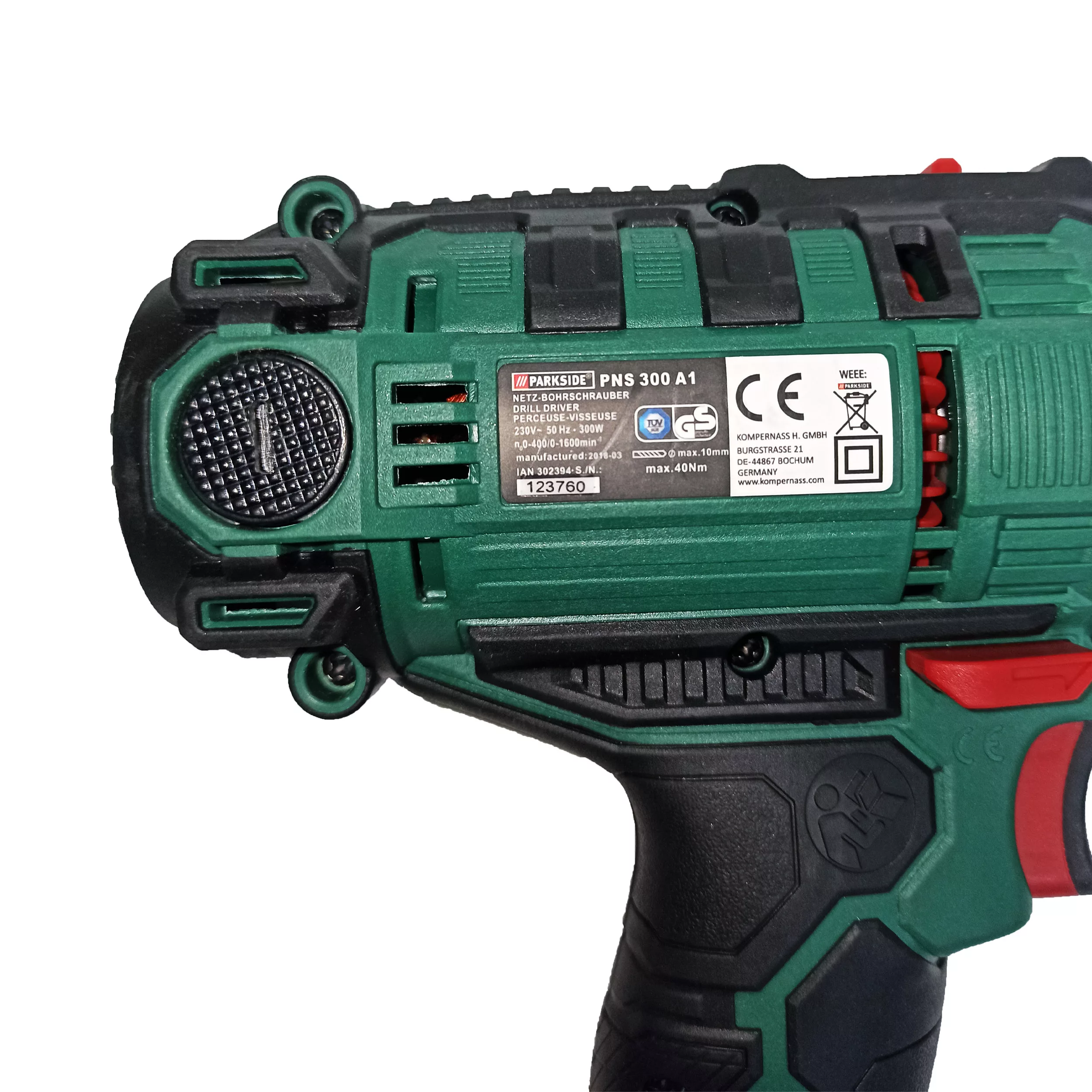 دریل پیچ گوشتی برقی پارکساید مدل 300A1