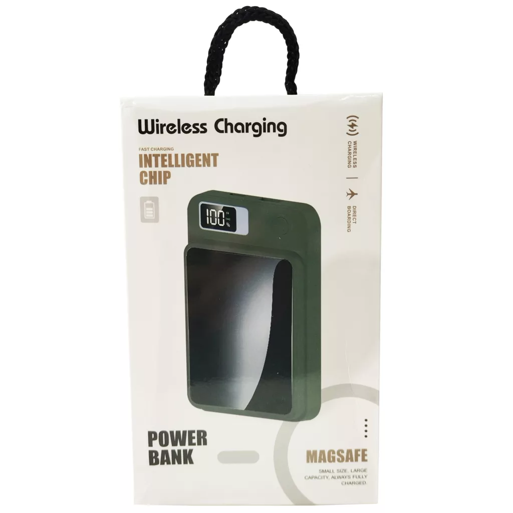 پاوربانک مدل Wireless charging ظرفیت 10000 میلی آمپر ساعت