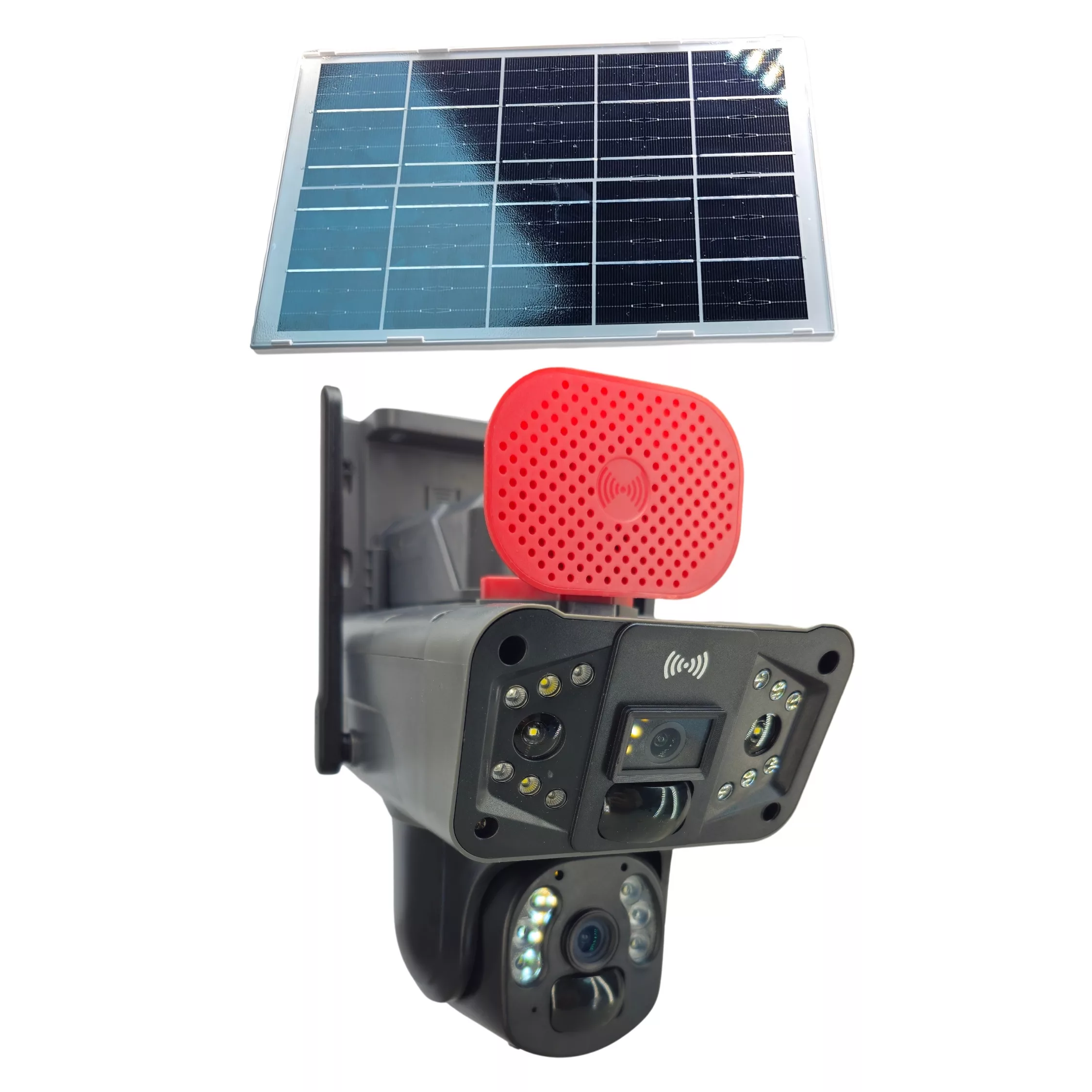 دوربین مداربسته تحت شبکه مدل چرخشی 3تصویر خورشیدی سیمکارتی