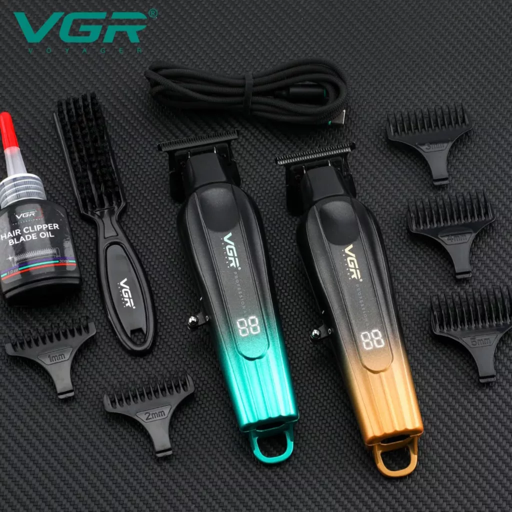 ماشین اصلاح موی سر و صورت شارژی وی جی ار مدل V-935