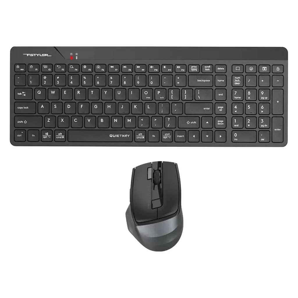 کیبورد و ماوس بی سیم ای فورتک مدل FG_24OO_AIR2