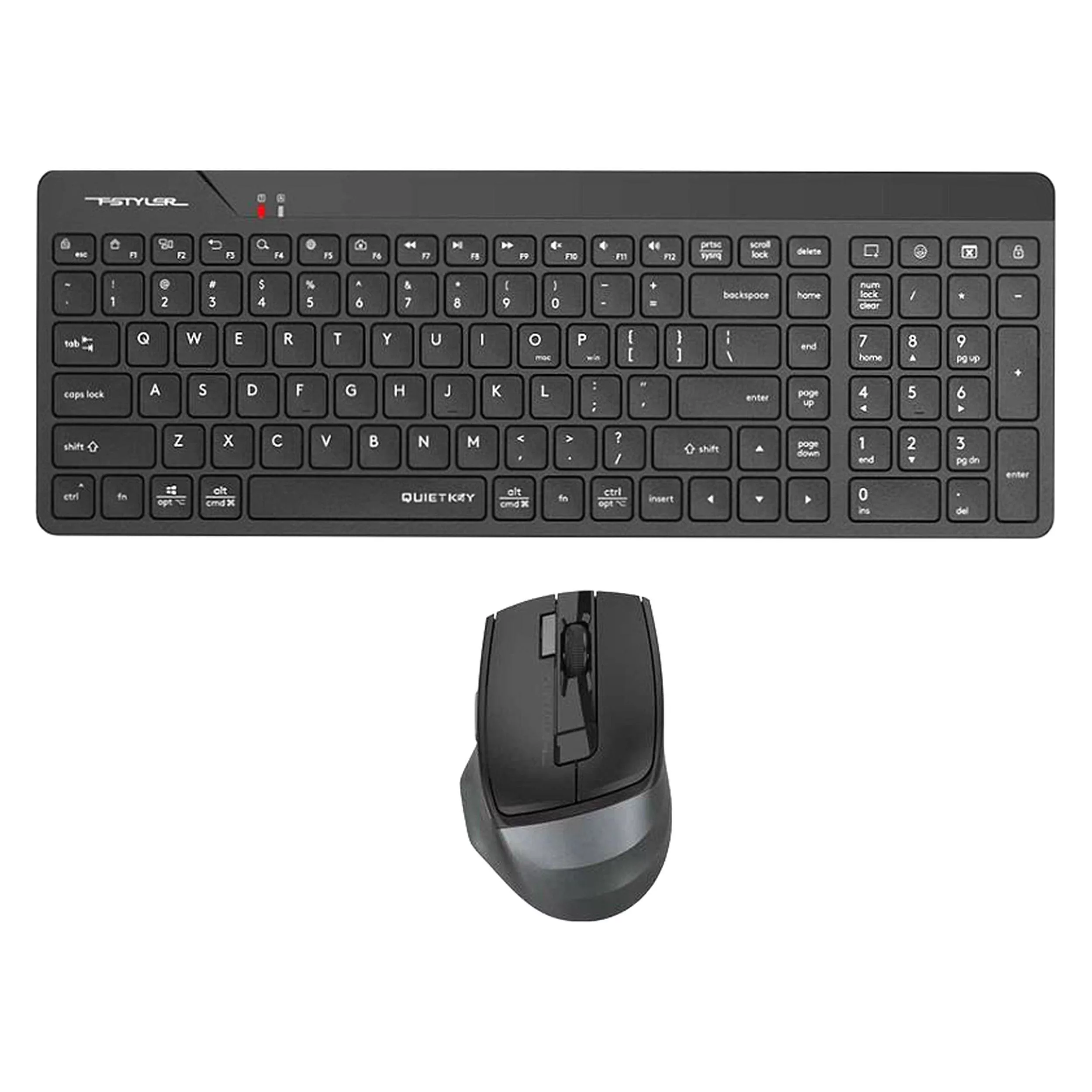 کیبورد و ماوس بی سیم ای فورتک مدل FG_24OO_AIR2