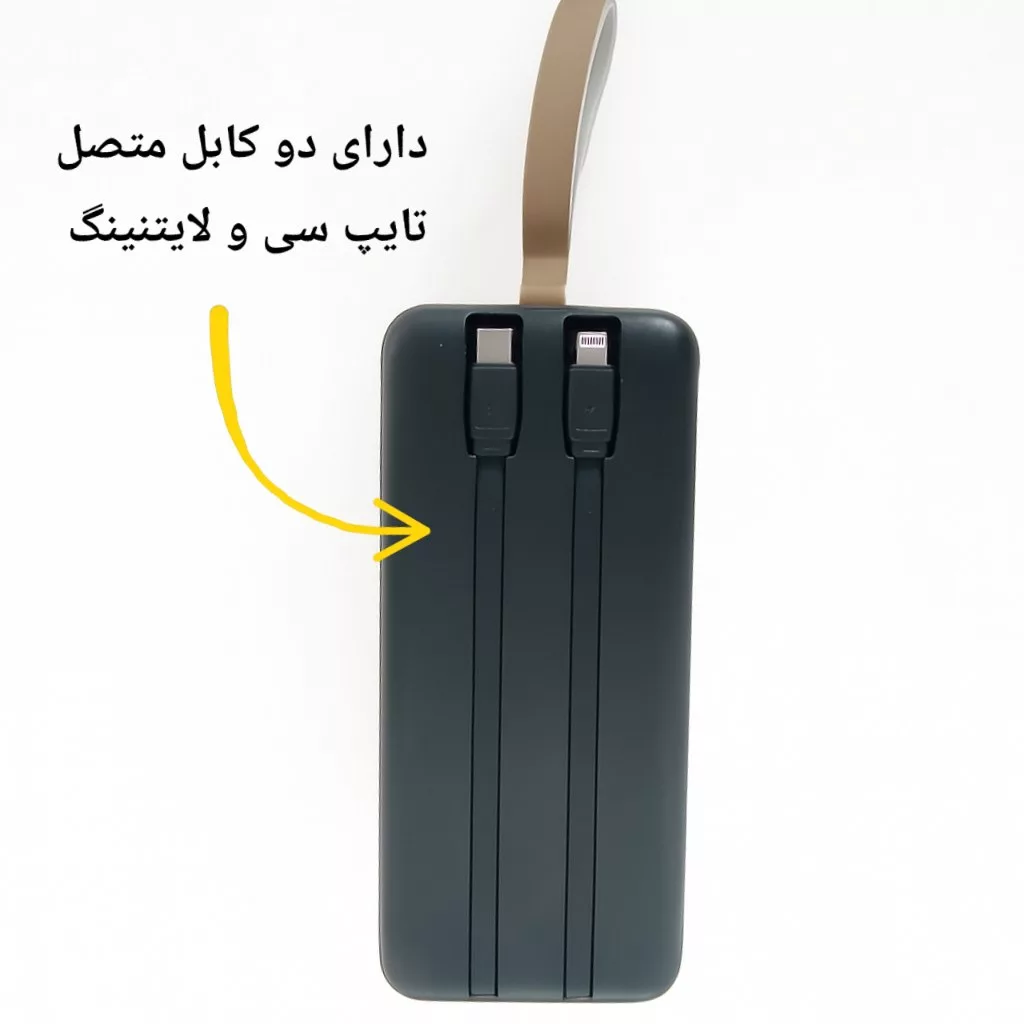 پاوربانک پی زد ایکس مدل V93 Fast Charge PD 22.5W ظرفیت 50000 میلی آمپر ساعت