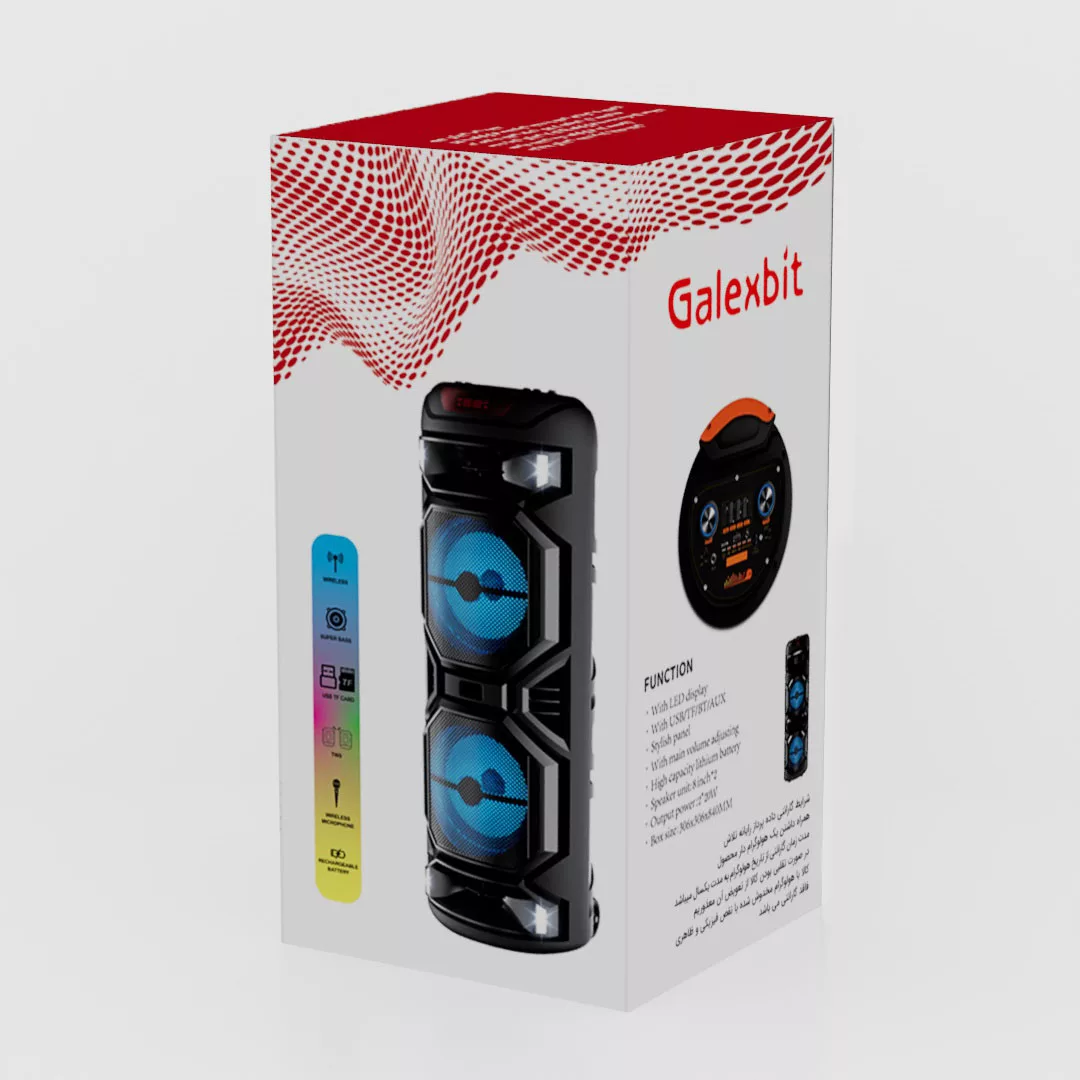 اسپیکر بلوتوثی قابل حمل گلکسبیت مدل GS-D41