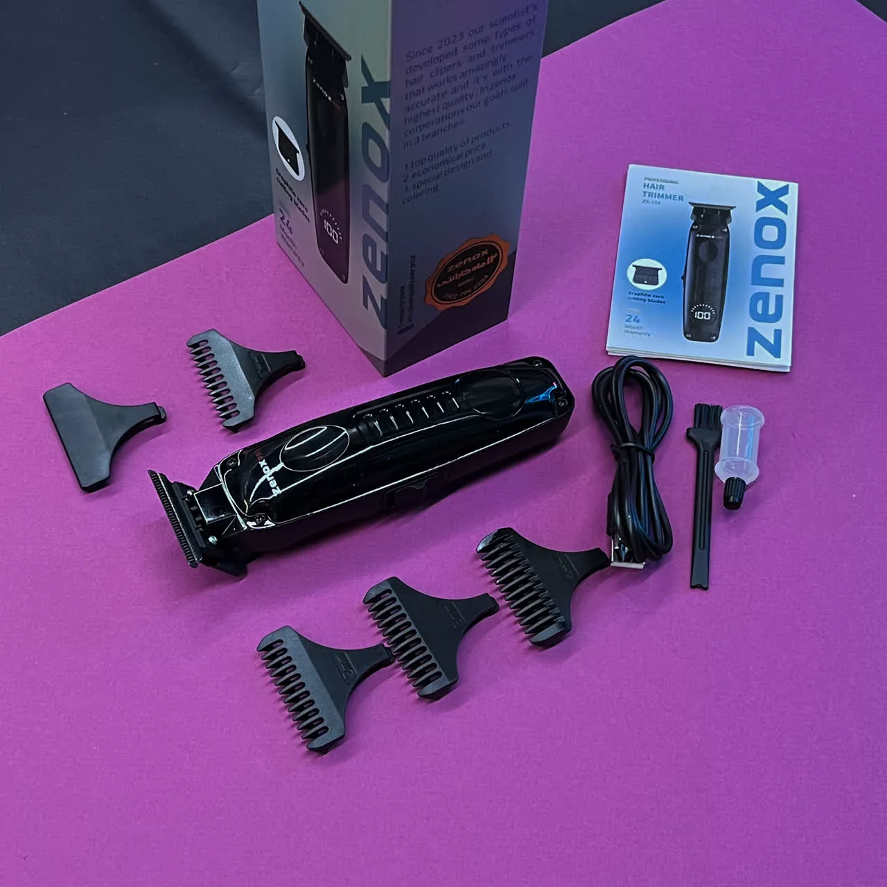 ماشین اصلاح موی صورت و بدن شارژی زیناکس مدل ZX-124