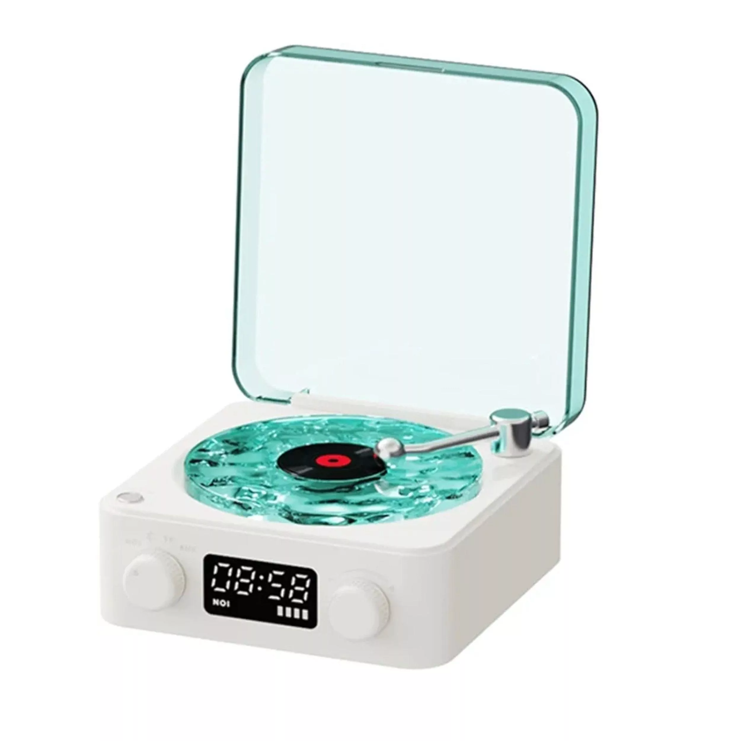 اسپیکر بلوتوثی قابل حمل طرح گرامافونی مدل waves