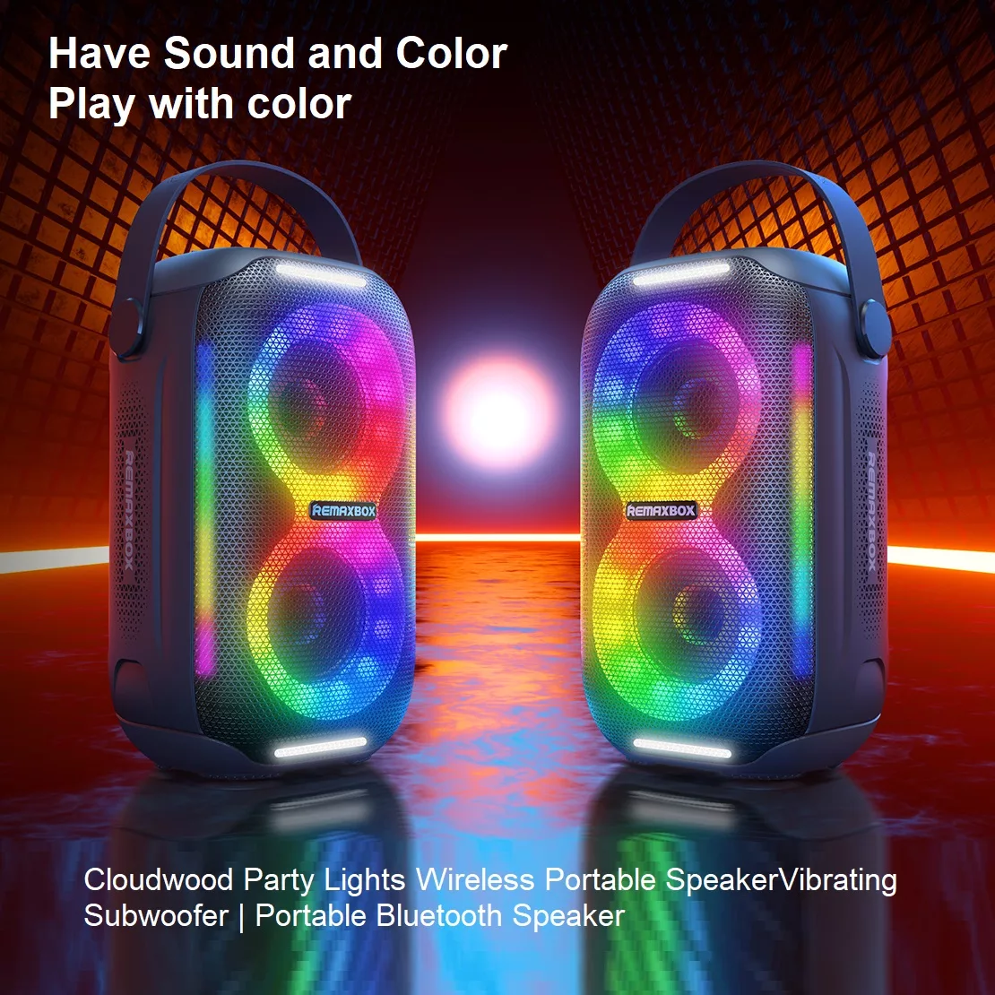 اسپیکر بلوتوثی قابل حمل ریمکس مدل RB-M18