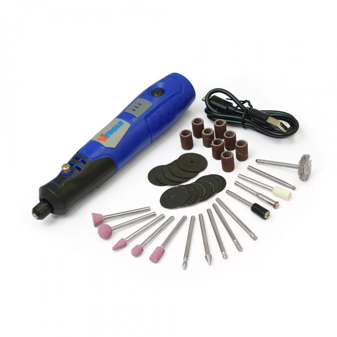 فرز مینیاتوری شارژی وی تولز مدل VT1212 مجموعه 43 عددی