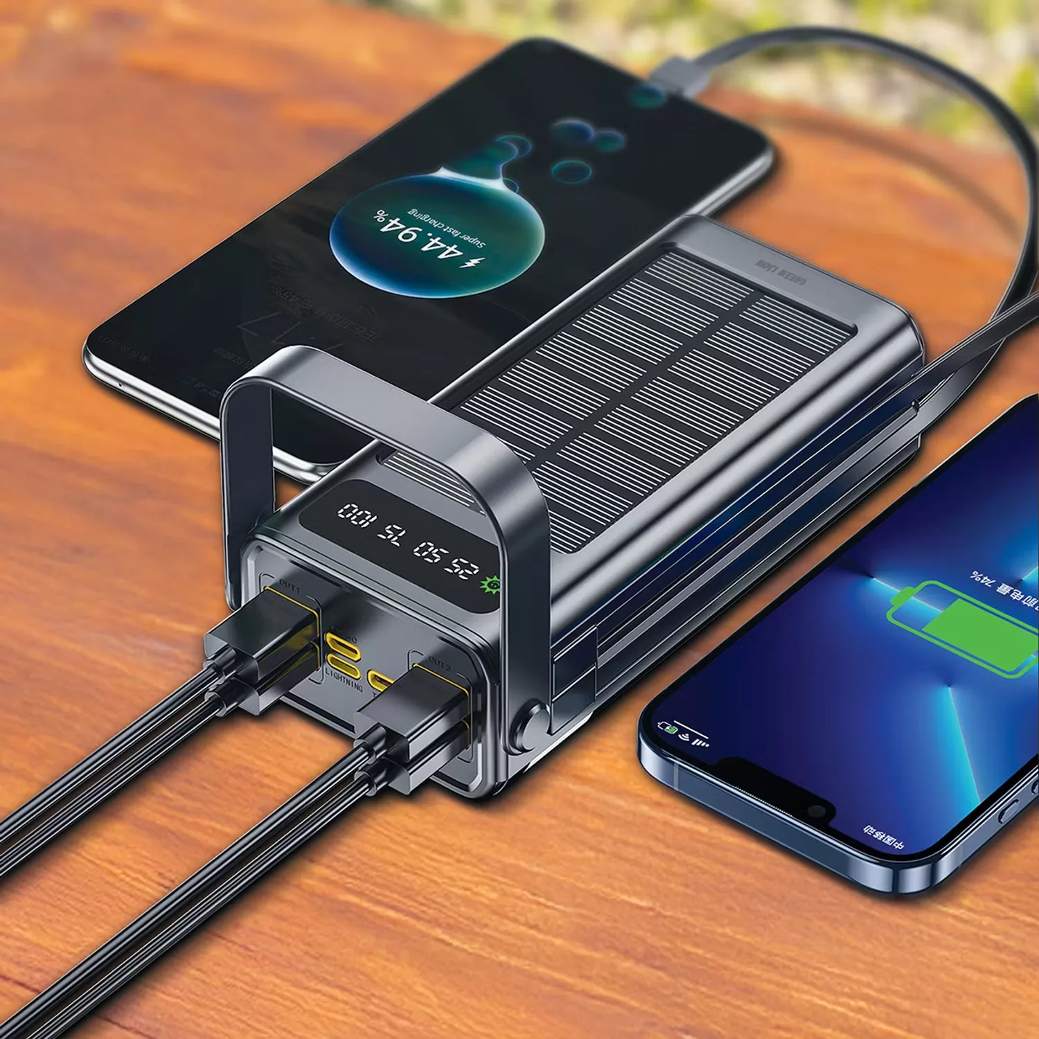 پاور بانک گرین لاین مدل GL-PX49 ظرفیت 30000 میلی آمپر ساعت