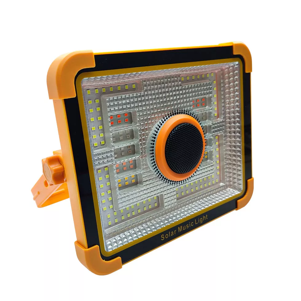 اسپیکر بلوتوثی قابل حمل مدل سولار طرح پروژکتور رقص نور