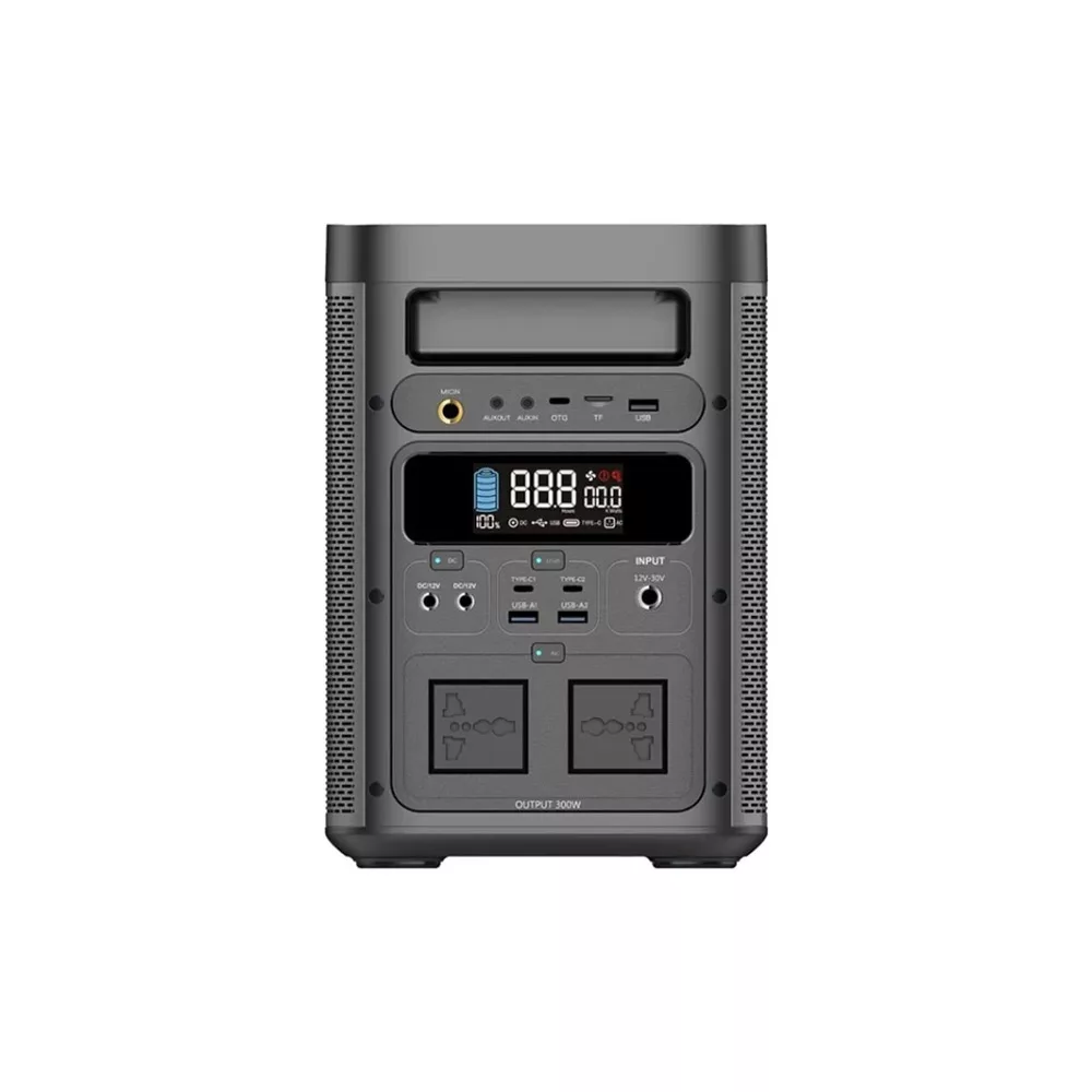 اسپیکر و پاور ژنراتور 300 وات قابل حمل پاورولوجی مدل 90000mAh PPBCHA37