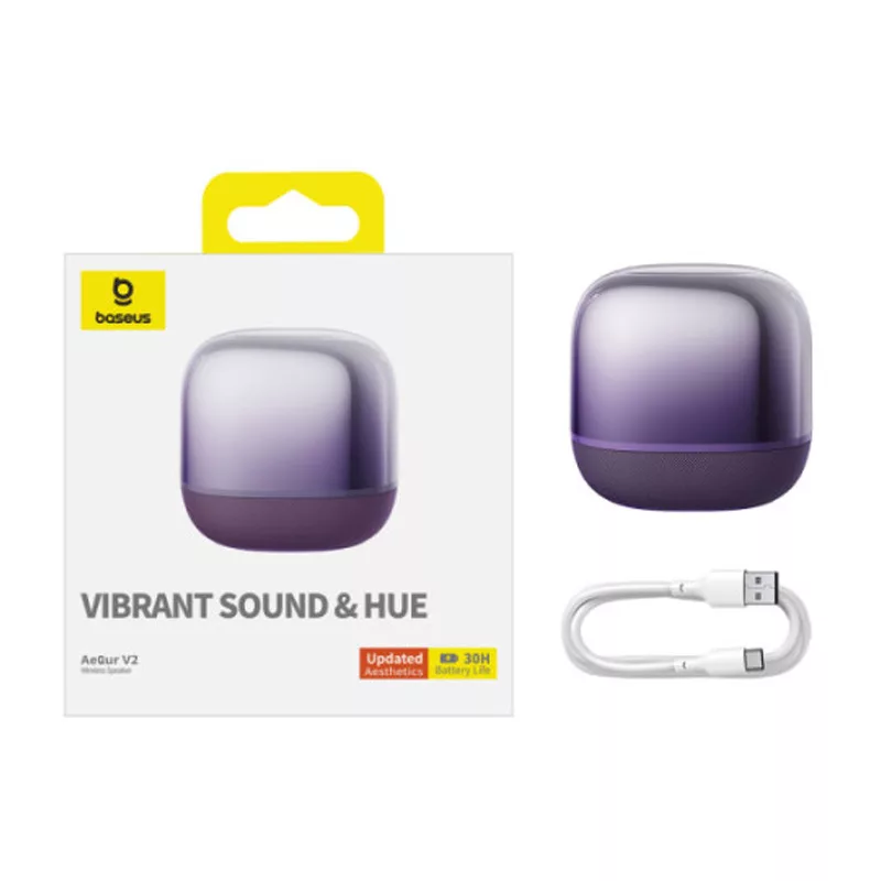 اسپیکر بلوتوثی قابل حمل بیسوس مدل AeQur V2