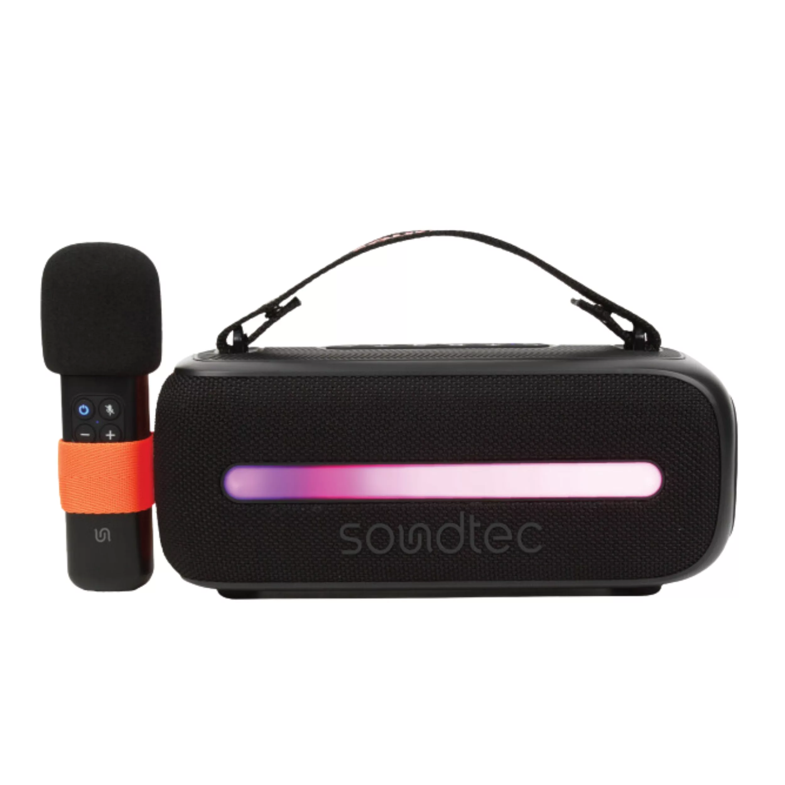 اسپیکر بلوتوثی قابل حمل پرودو مدل Gala به همراه میکروفون اسپیکر بلوتوثی قابل حمل پرودو مدل Gala به همراه میکروفون