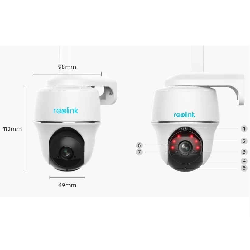 دوربین مداربسته تحت شبکه ریولینک مدل Go PT