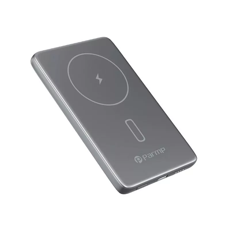 پاوربانک پارمپ مدل PBW-5ALM ظرفیت 5000 میلی آمپر ساعت