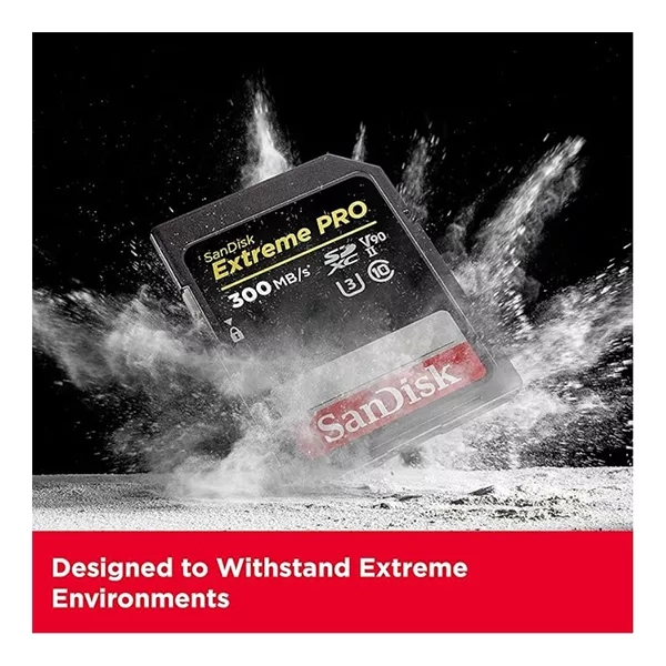کارت حافظه SDXC سن دیسک مدل Extreme Pro  استاندارد UHS-II سرعت 300MBps ظرفیت 256 گیگابایت