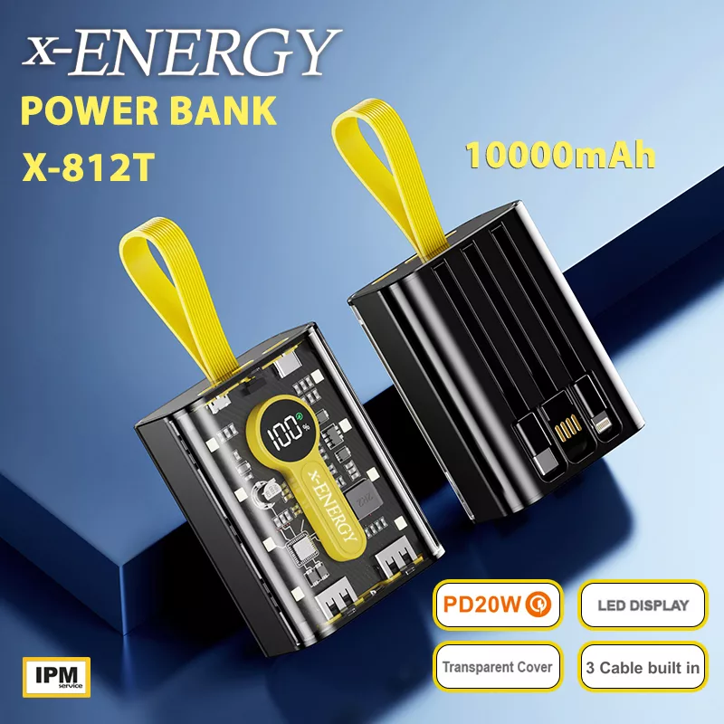 پاوربانک ایکس انرژی مدل X-812T 20W ظرفیت 10000 میلی آمپر ساعت