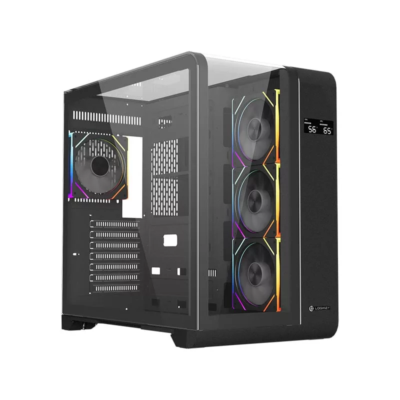 کیس کامپیوتر گیمینگ لاجی کی مدل LK-C654B