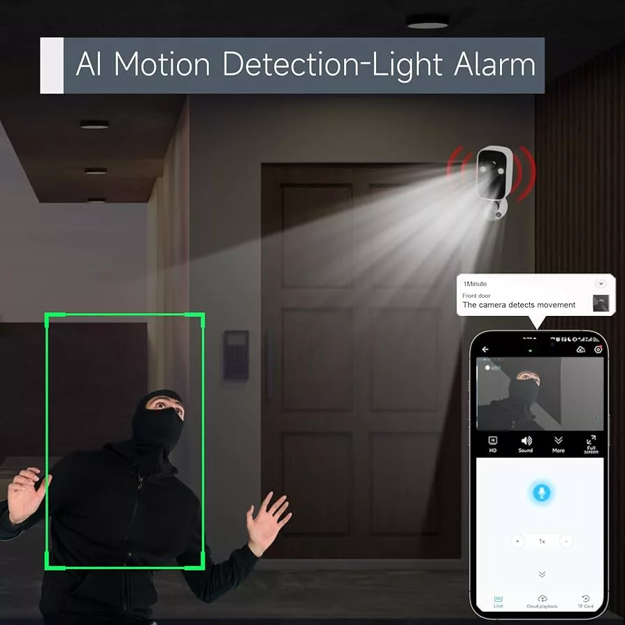 دوربین مداربسته تحت شبکه مدل Smart Battery T4 4G 4MP/2K